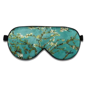 ALASKA BEAR - Natural Silk Sleep Masks & Blindfold, Super-Smooth Eye mask for Sleeping (One Strap, Almond Blossom)