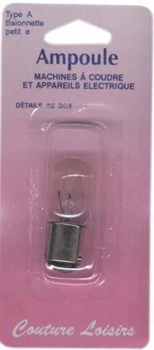 Ampoule 15w / 240 v baionnette courte