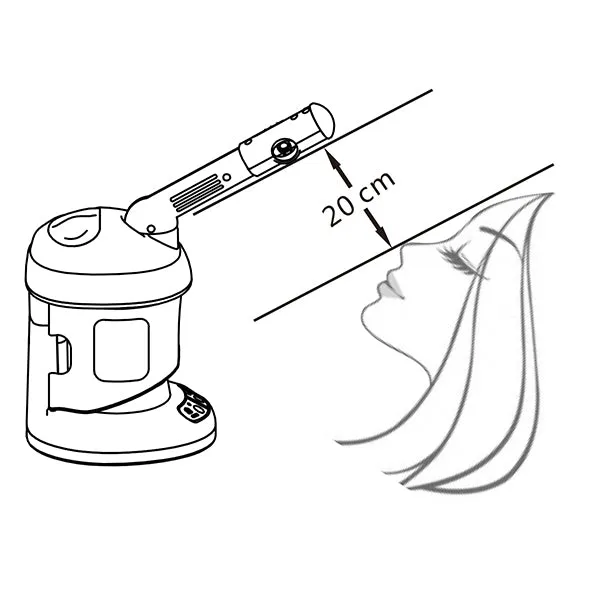 Aphrodite Ultra Portable Table Top 2 in 1 Facial & Hair Steamer