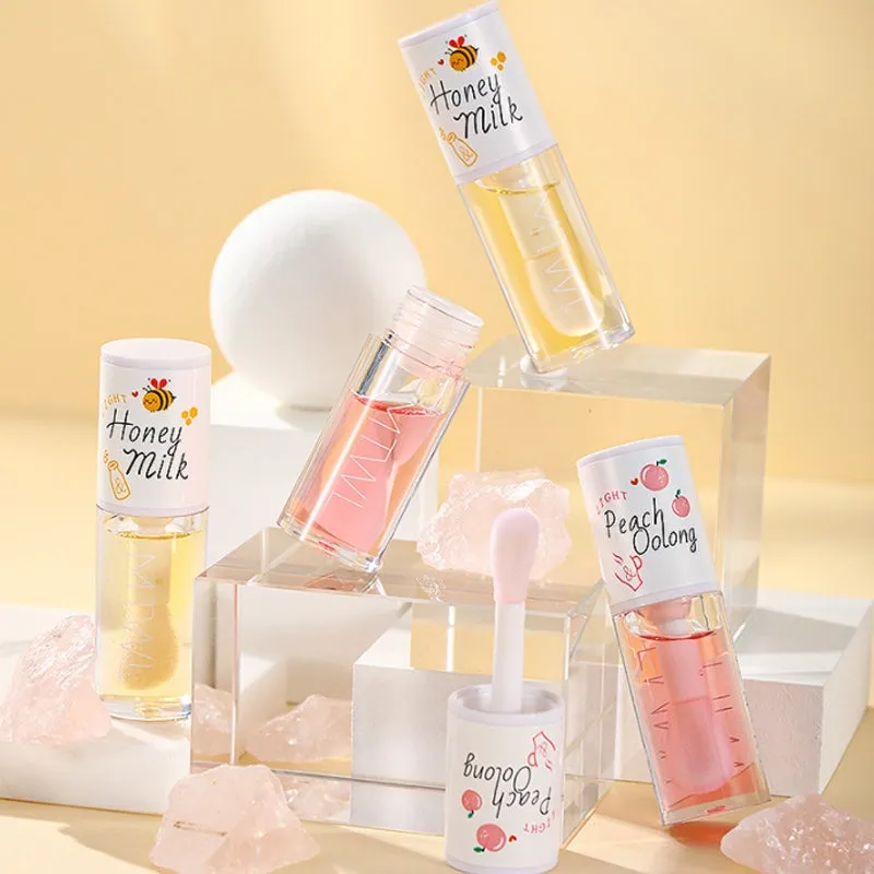 A'PIEU Honey & Milk Lip Oil Peach زيت الشفاه بالعسل والحليب من ايبيو