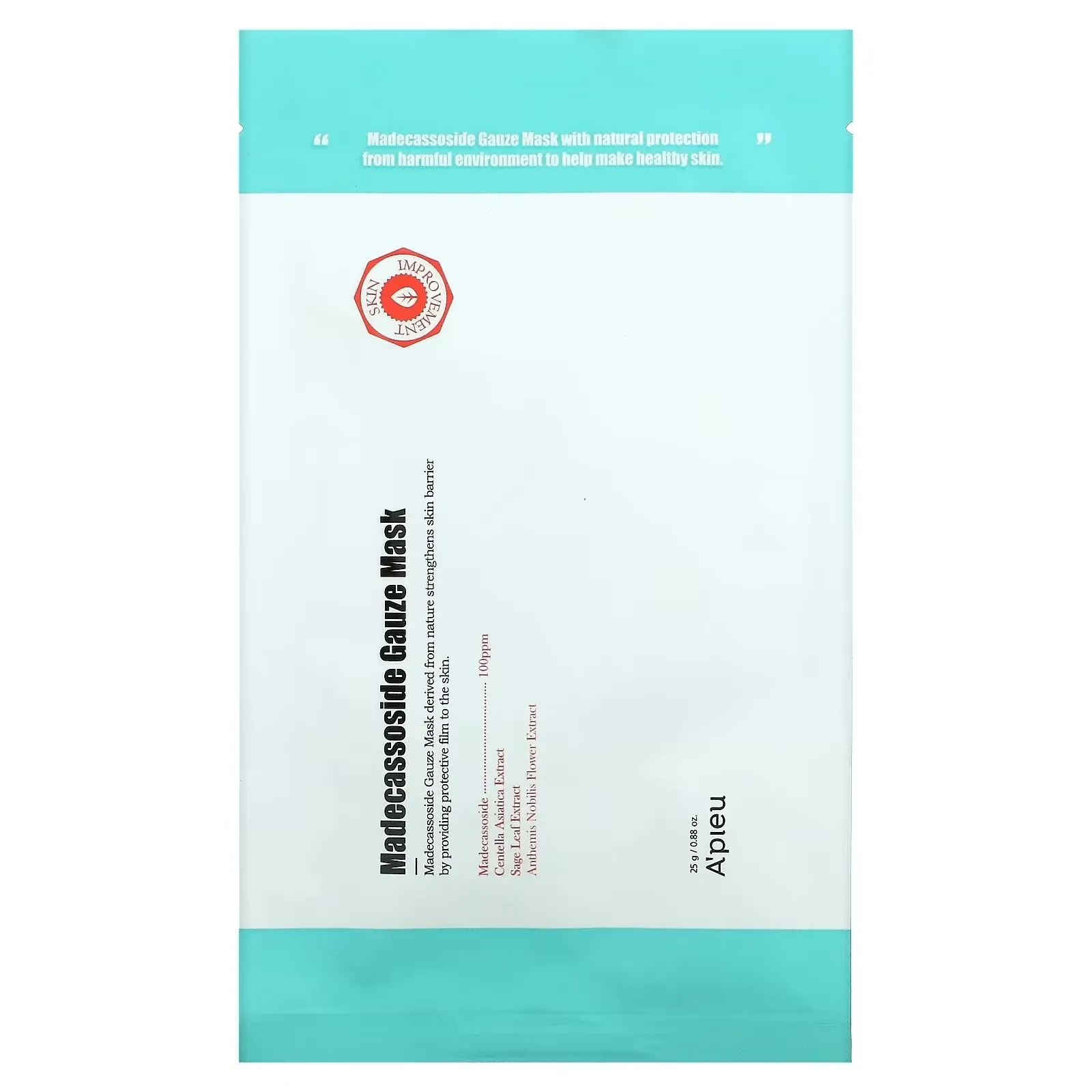 A'pieu Madecassoside Gauze Beauty Mask