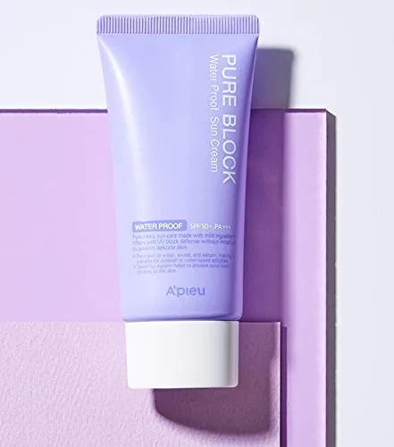 A'PIEU Pure Block Water Proof Sun Cream SPF 50  PA    واقي الشمس من ايبيو