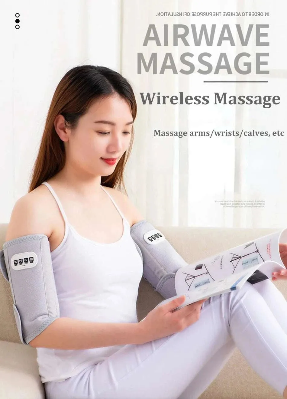 Arm Massager Air Compression Leg Massager Electric Heating Blood Circulation Waist Wrap Massage Device For Body Arm Calf Therapy
