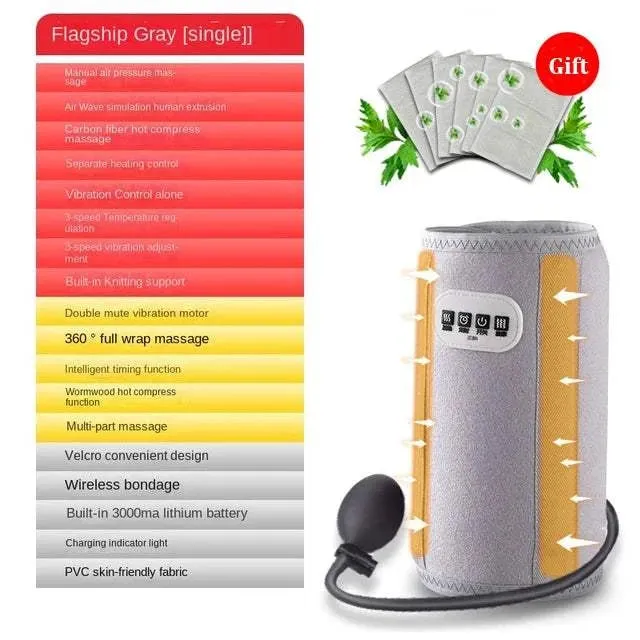Arm Massager Air Compression Leg Massager Electric Heating Blood Circulation Waist Wrap Massage Device For Body Arm Calf Therapy