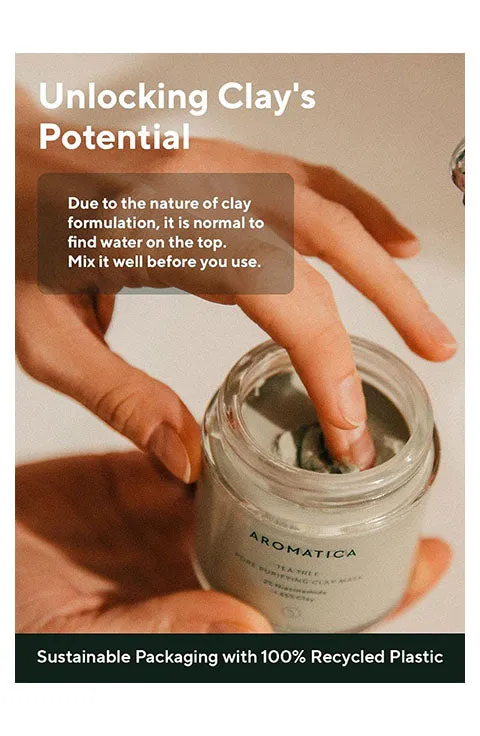 [AROMATICA] Tea tree Pore Purifying Clay Mask (120Ml / 4.2fl.oz)