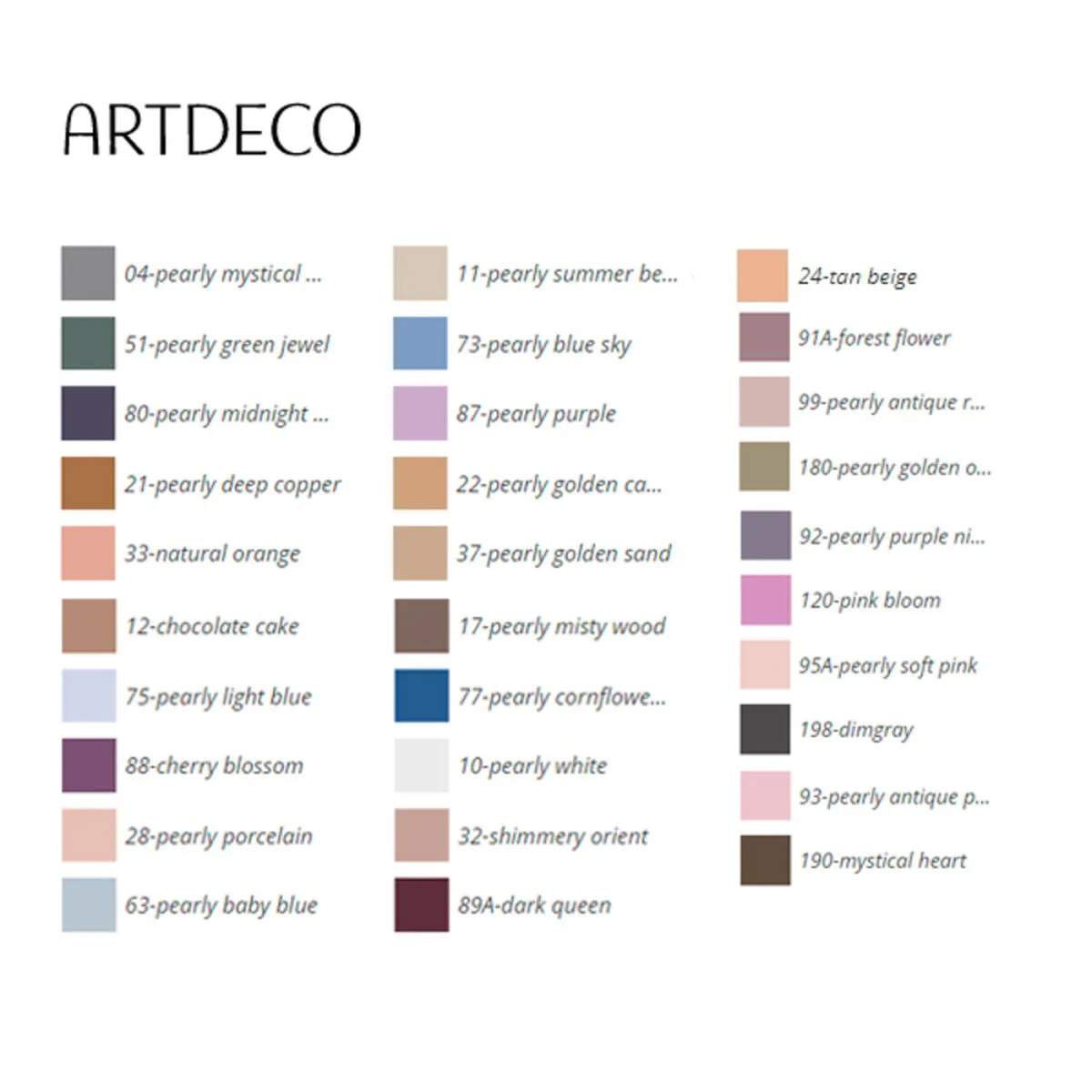 Artdeco Eyeshadow Pearl (12 Chocolate Cake) 0,8 g