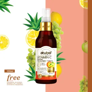 atulya Vitamin C Facial Mist Toner - 150ml (BUY1GET1)