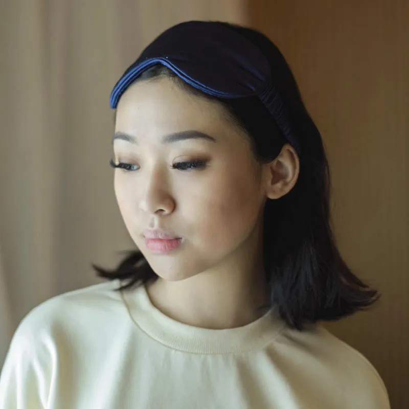 Aurelie Pure Silk Sleep Eye Mask | Champagne