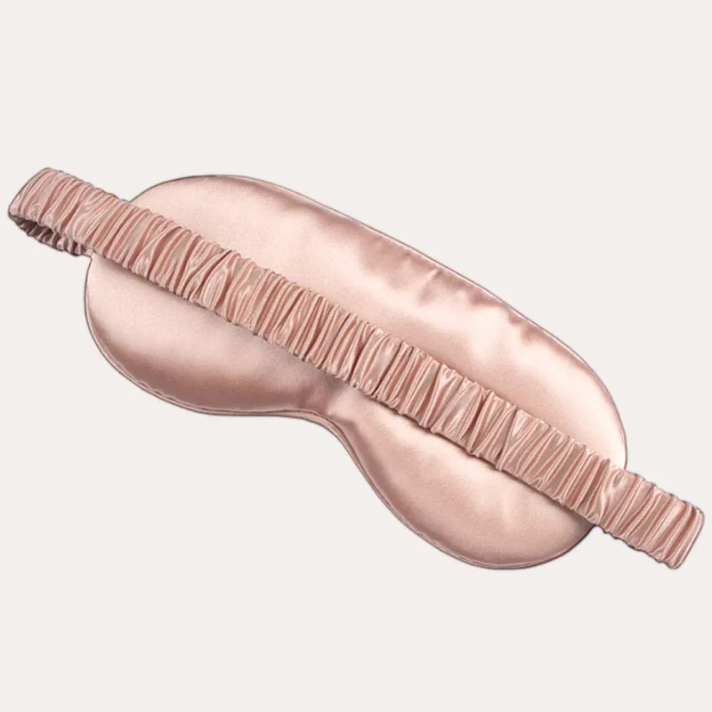 Aurelie Pure Silk Sleep Eye Mask | Champagne