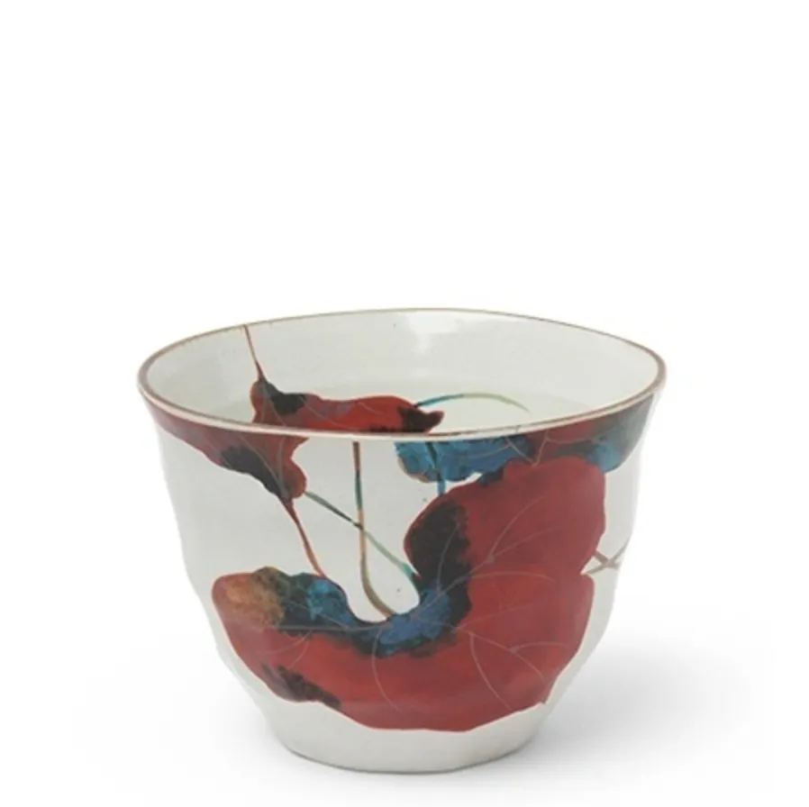 Autumn Bloom Tea Cups, Set of 4
