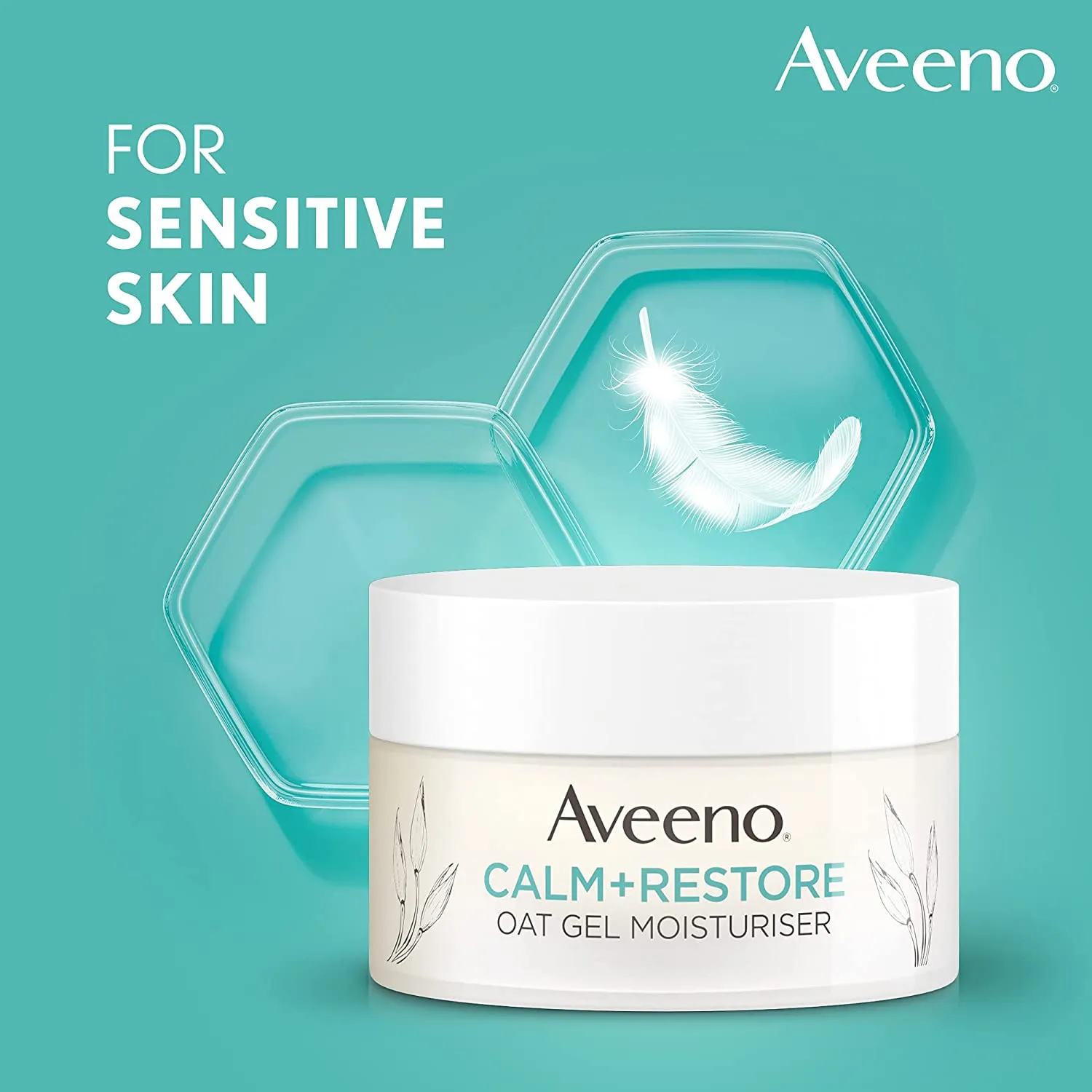 AVEENO (UK) CALM   RESTORE™ OAT GEL MOISTURIZER 50ML