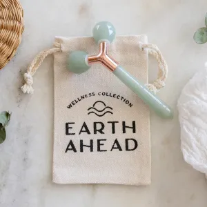Aventurine Sculpting Face Roller With Dual Heads