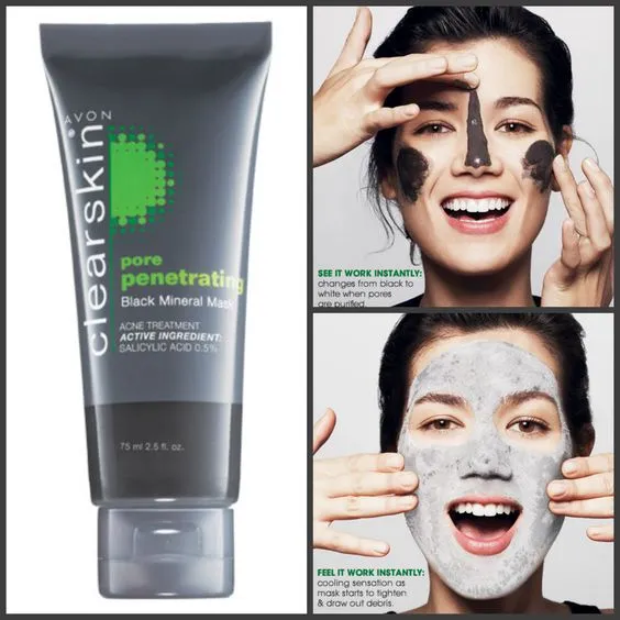 Avon Clearskin Pore Penetrating Black Mineral Mask