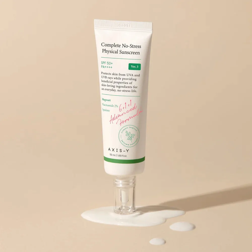 AXIS-Y Complete No-Stress Physical Sunscreen (50ml / 10ml)