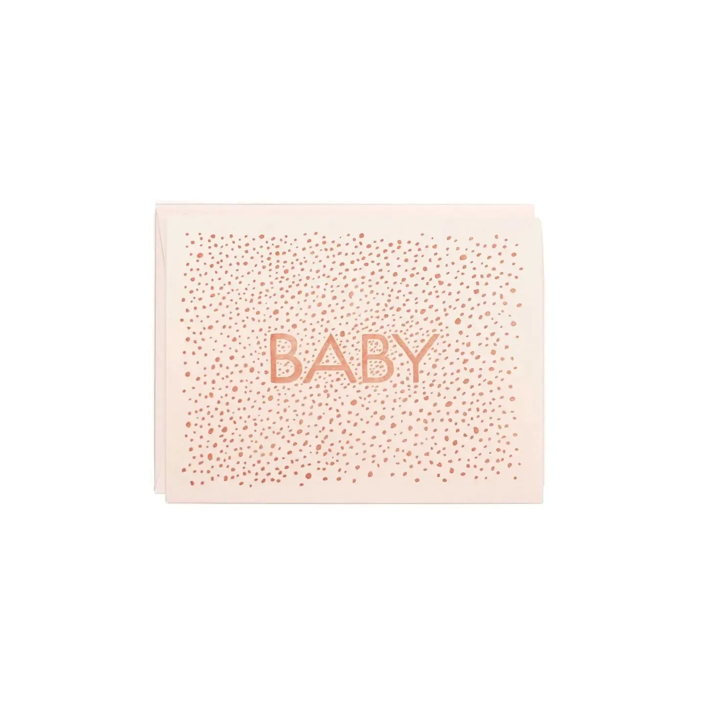 Baby Dots Blush - Card