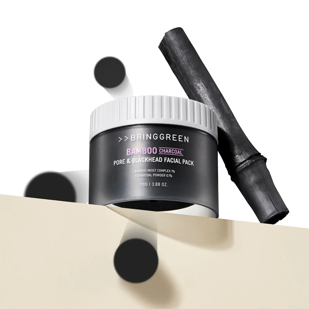 Bamboo Charcoal Pore & Blackhead Facial Pack 100g