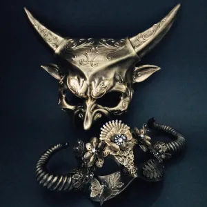 baphomet couples Pair - Gold