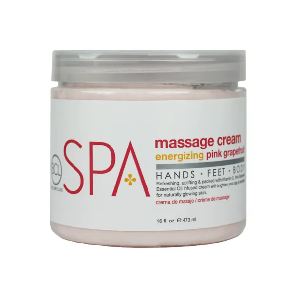 BCL Spa Massage Cream - Energizing Pink Grapefruit
