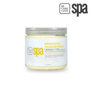 BCL Spa Organics 16oz Lemon   Lily  Massage Cream