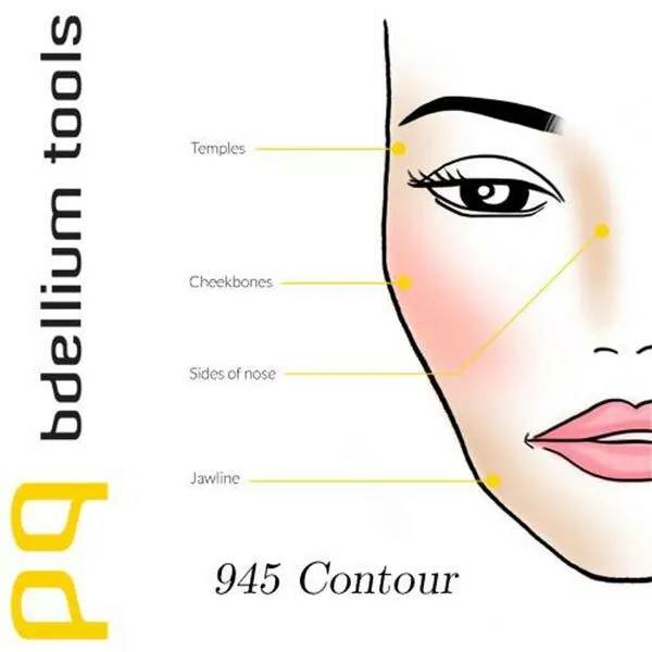 bdellium tools Studio 945 Contour Brush