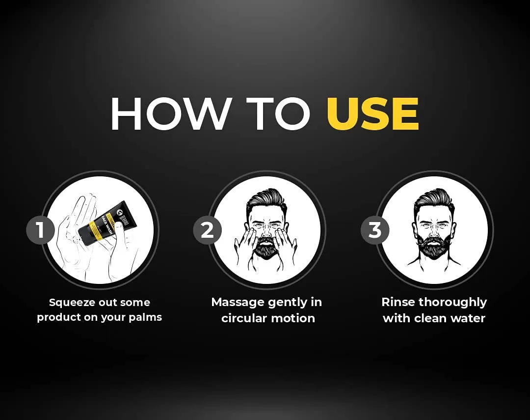Beardo Ultraglow Face Wash & De-Tan Peel Off Mask Combo