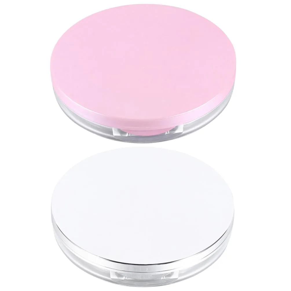Beaupretty 2sets Puff Storage Boxes of Puff Containers with Travel Case Compact Makeup Sponge Holder Easy to Dry Portable Makeup Storage