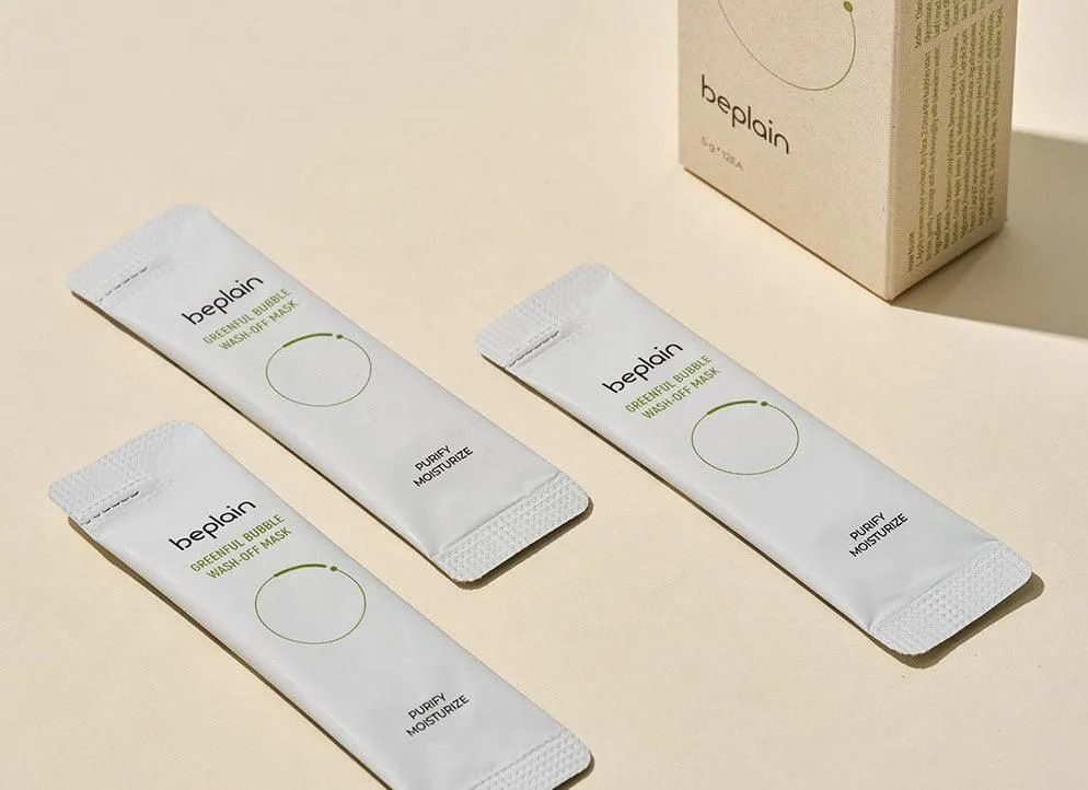 beplain Greenful Bubble Wash-off Mask 5g*12EA