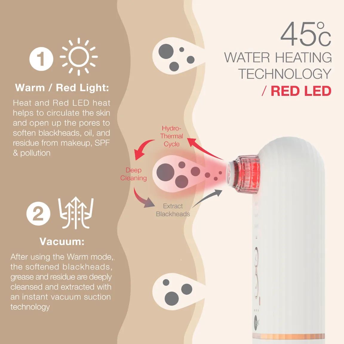 Berry Clear Skin Set | with Deepcare O2 Hydro-Facial Pore Refiner Device & Armour Serum