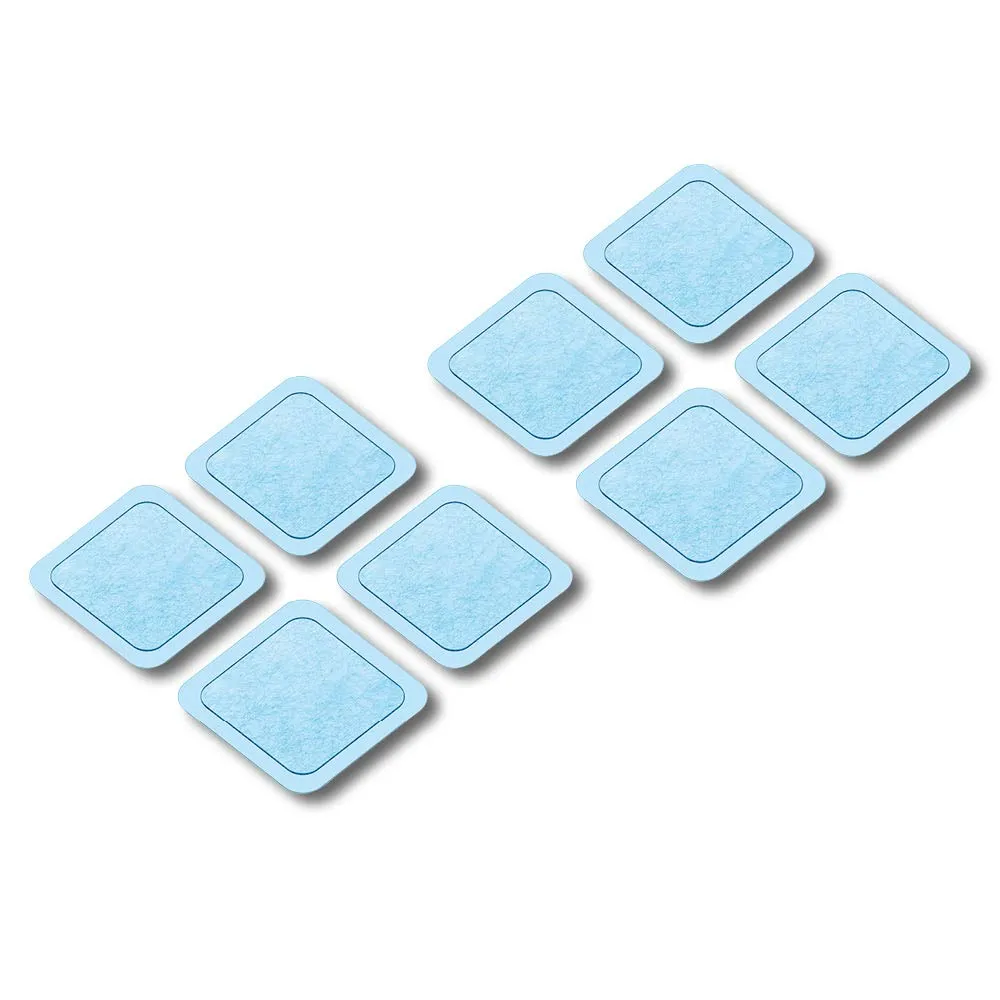 Beurer EM59 Electrode Replacement Set, Suitable for the Beurer EM59 Digital TENS/EMS Device with Heat, Pack of 8 45x45 mm Gel Pads Single