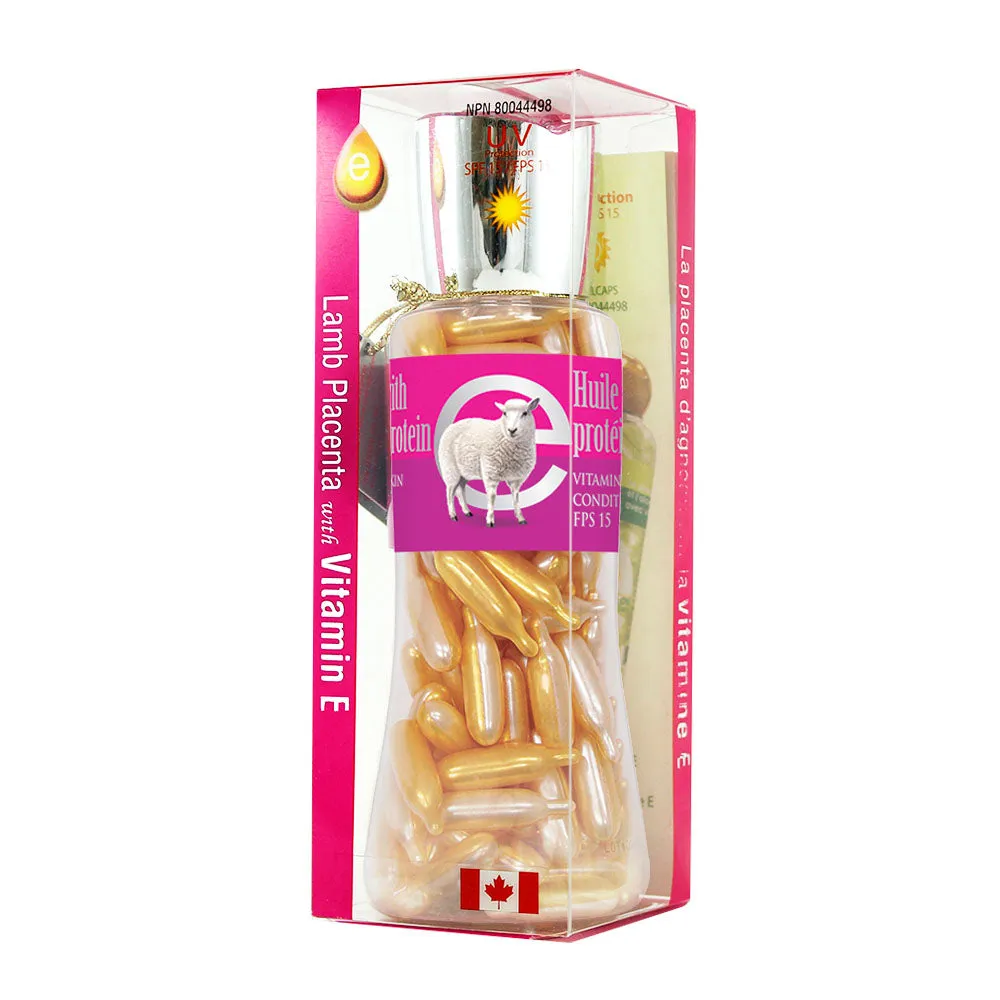 BILL Natural Sources® Facial Oil with Placenta Protein with Vitamin E SPF15 Gelcaps