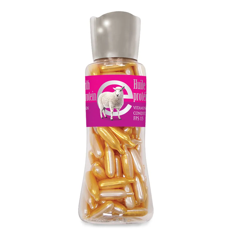 BILL Natural Sources® Facial Oil with Placenta Protein with Vitamin E SPF15 Gelcaps