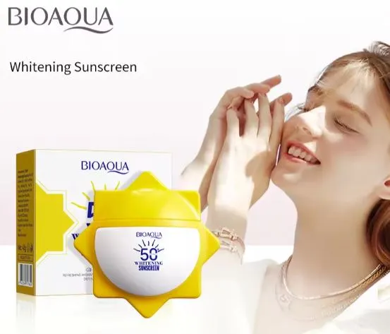 BIOAQUA Women Anti UVB Sun Block Water Based Sunscreen Gel Skin Protector Whitening Sunscreen For Body Face BQY17604