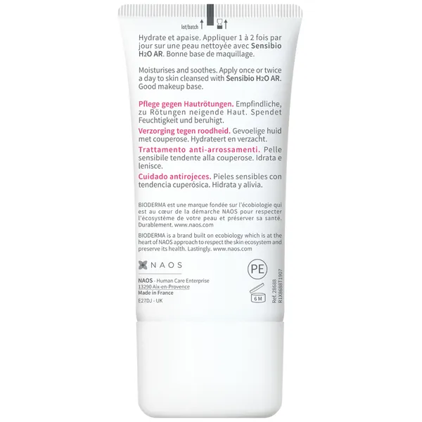 Bioderma Sensibio AR Anti-Redness Soothing Moisturiser 40ml