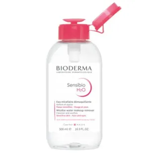 Bioderma Sensibio H2O Make Up Removing Micelle Solution with Pump 500ml