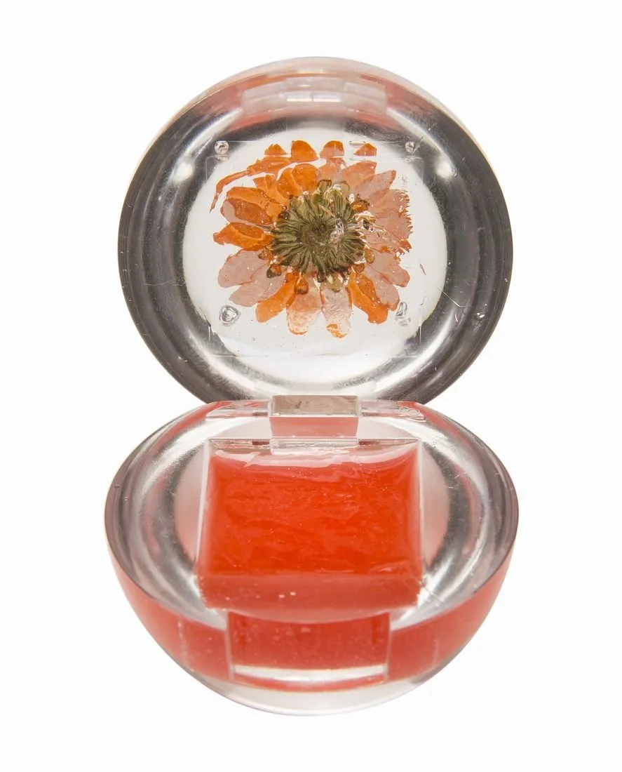 BLOSSOM Blossom Lip Gloss DUO Orange (Clear 4g/Color 4g) Raspberry Fragrance ORANGE 4g 4g