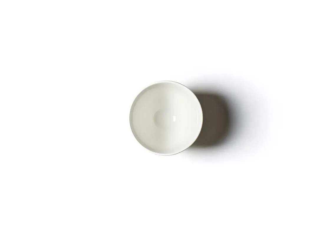 Blush Arabesque Trim 6” Footed Bowl