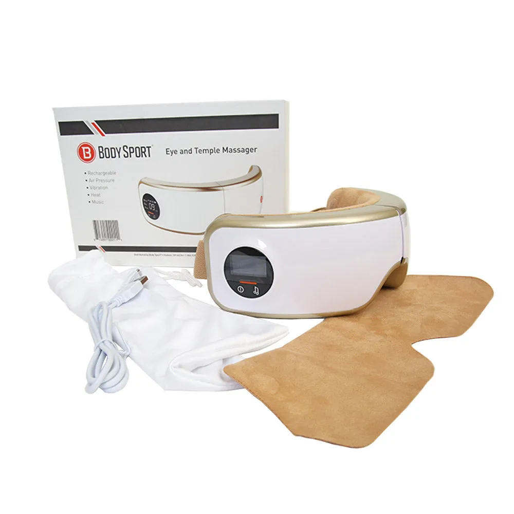 Body Sport&reg; Eye and Temple Massager to Increase Blood Circulation