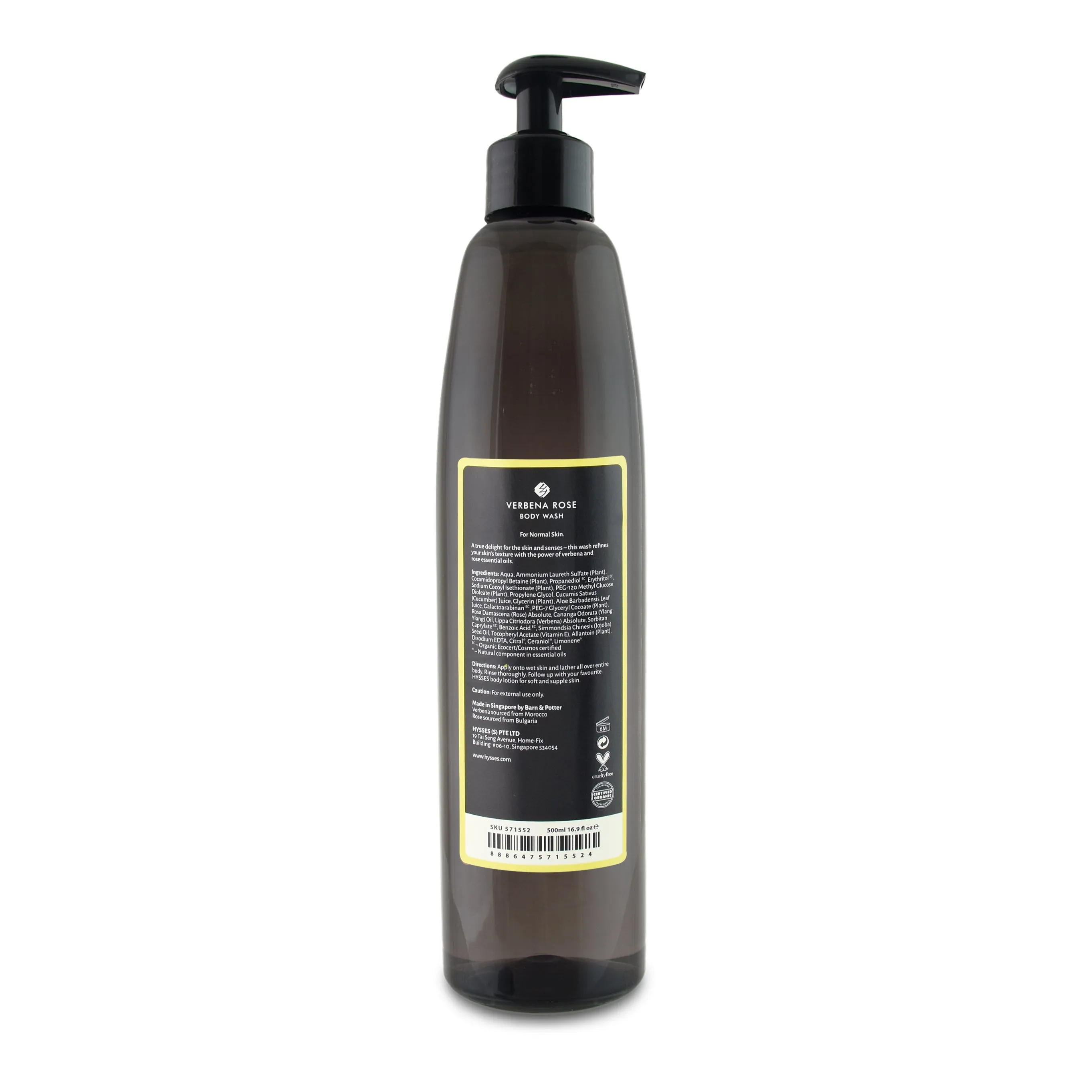 Body Wash Verbena Rose