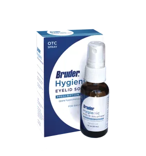 Bruder Hygienic Eyelid Solution For Relief From Dry Eye, Red Itchy Eyelids