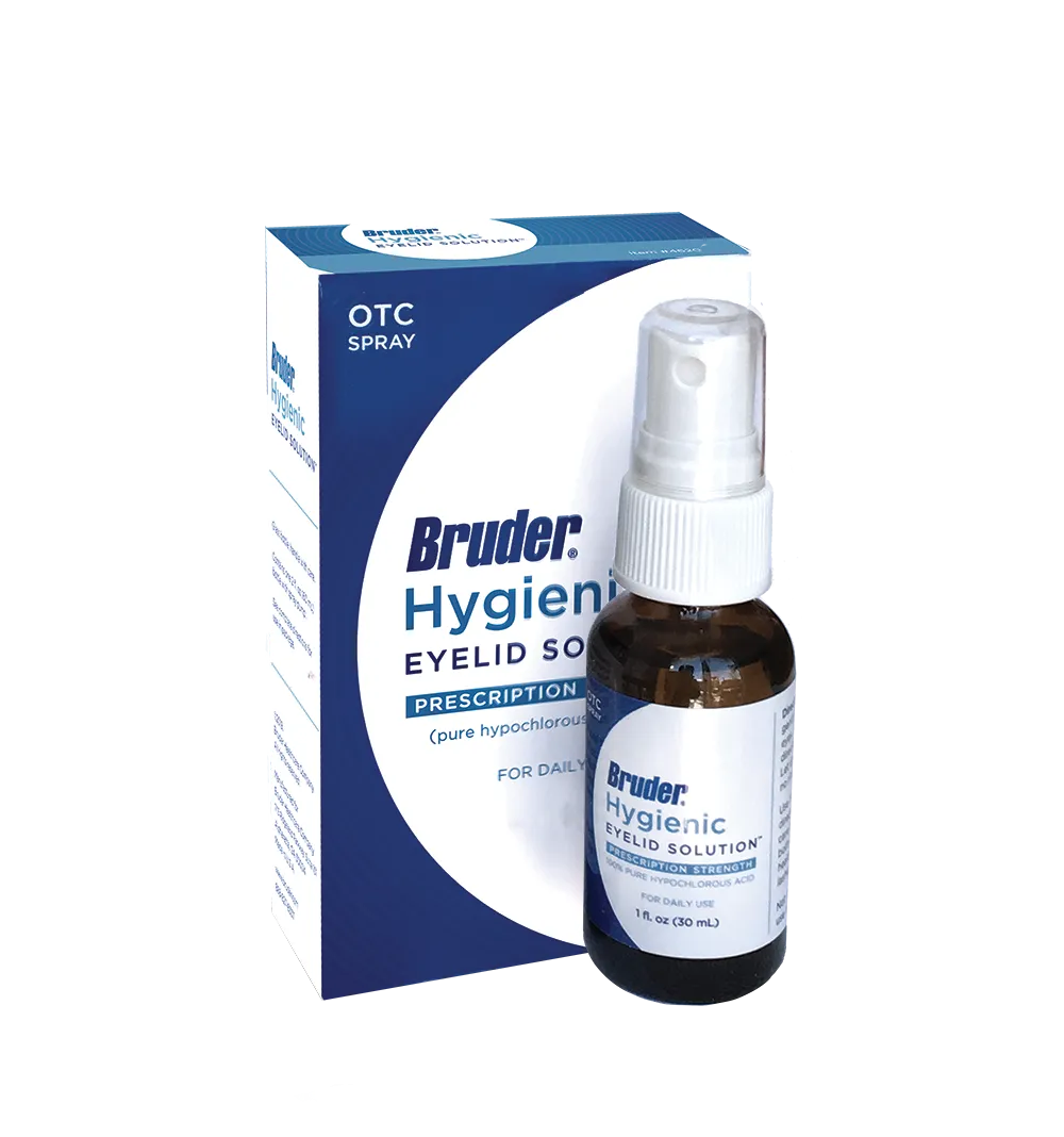 Bruder Hygienic Eyelid Solution For Relief From Dry Eye, Red Itchy Eyelids
