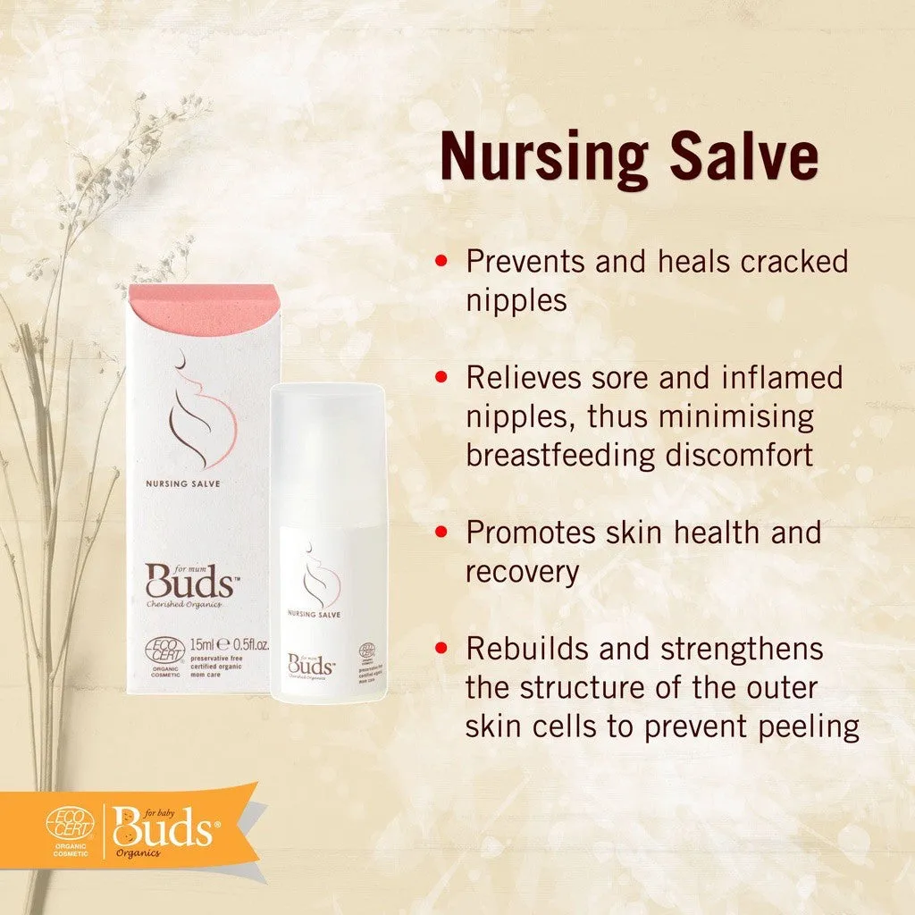 Buds Cherished Organics Nursing Salve (15ml)