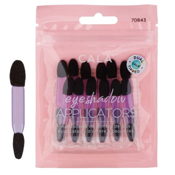 Cala Cala Eyeshadow Applicators (Double-Tip, 12 Pcs / Pk)