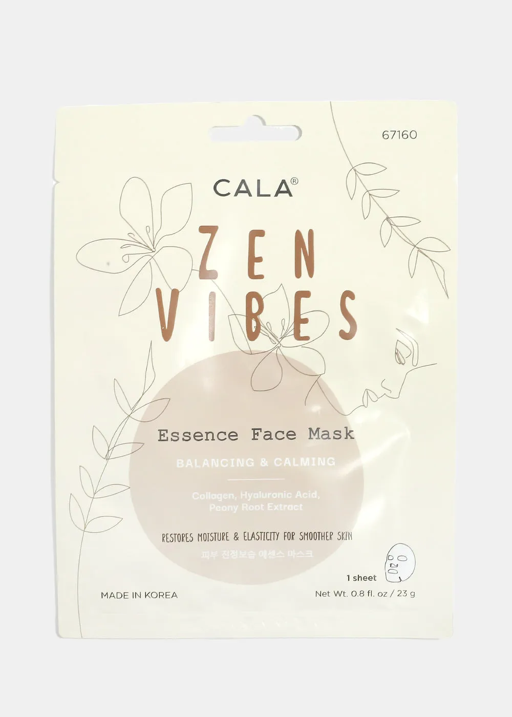 Cala Zen Vibes Face Mask
