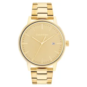 Calvin Klein Gold Stainless Steel Dial Men's Watch - 25200056