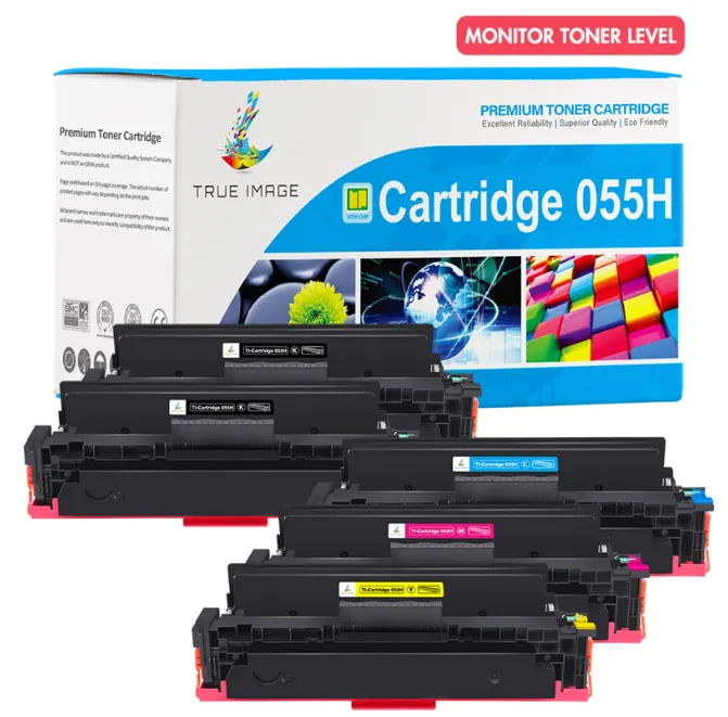 Canon 055H Toner Set | Compatible Canon MF741Cdw MF745Cdw MF746Cdw LBP664Cdw Canon MF743Cdw Toner Cartridge
