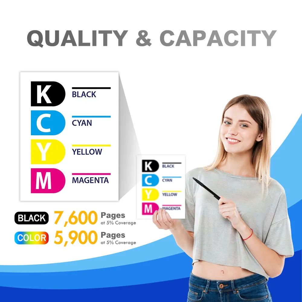 Canon 055H Toner Set | Compatible Canon MF741Cdw MF745Cdw MF746Cdw LBP664Cdw Canon MF743Cdw Toner Cartridge