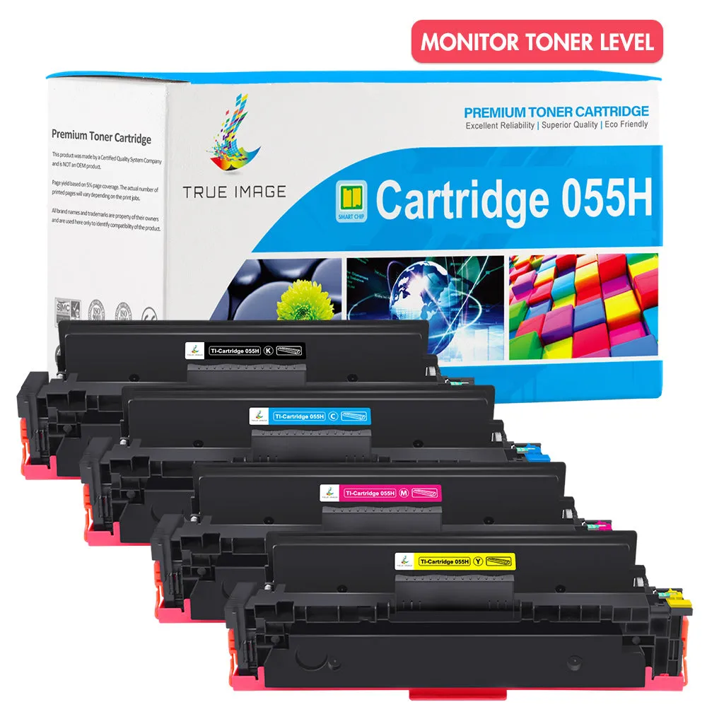 Canon 055H Toner Set | Compatible Canon MF741Cdw MF745Cdw MF746Cdw LBP664Cdw Canon MF743Cdw Toner Cartridge