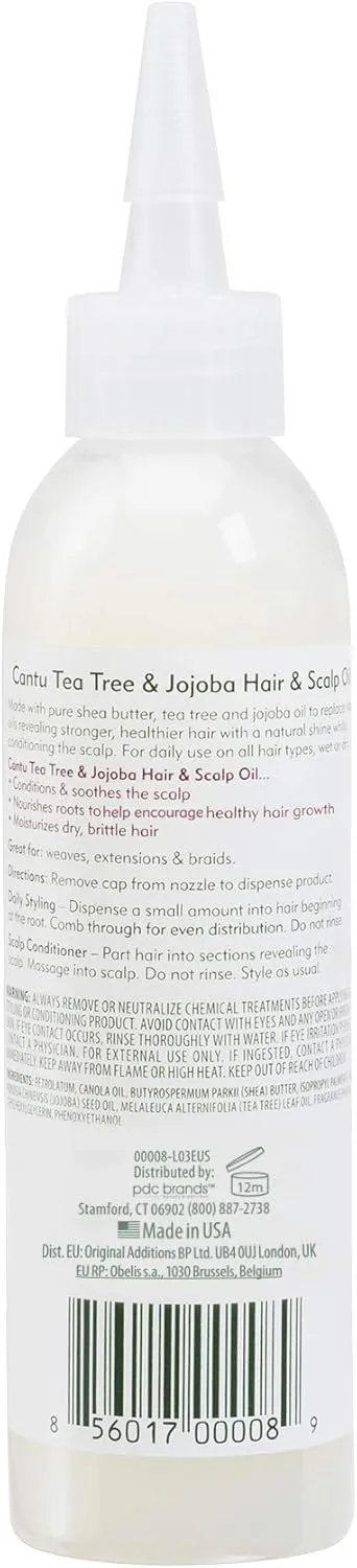 Cantu Shea Butter Tea Tree And Jojoba Hair And Scalp Oil 180ml
