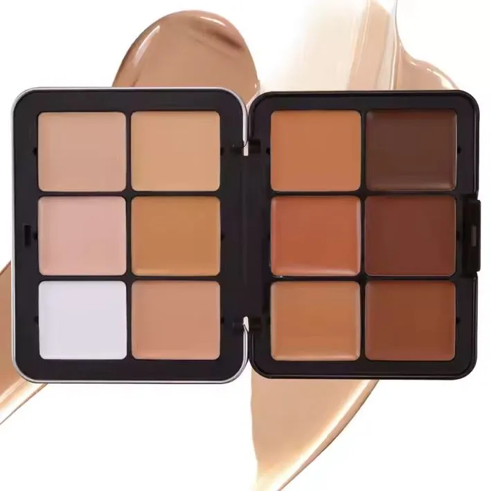 Carla Secret 12-color concealer palette Matte highlighter contour makeup palette creamy