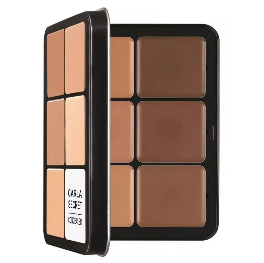 Carla Secret 12-color concealer palette Matte highlighter contour makeup palette creamy